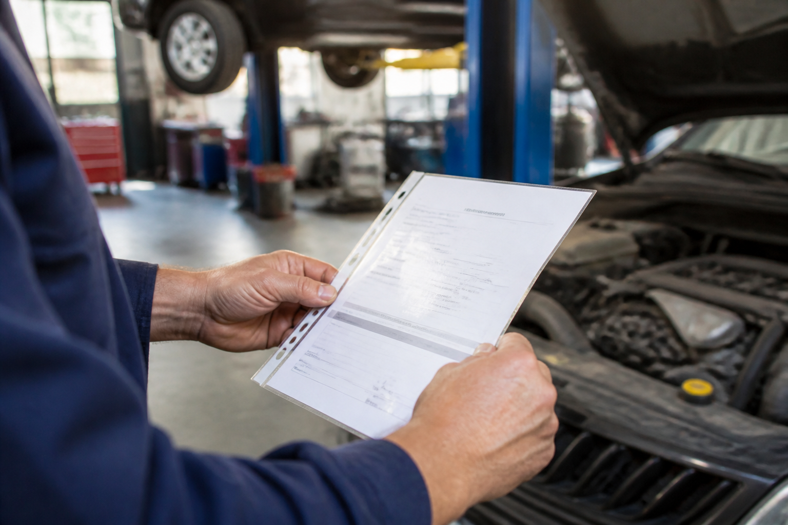 Devis clair et précis pour réparation auto tenu par un garagiste