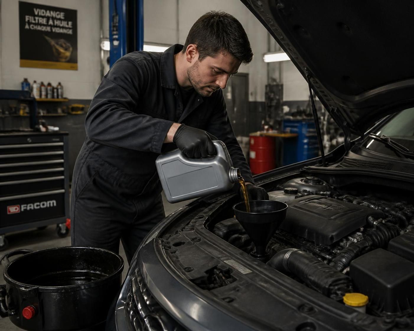 découvrez combien de litres d'huile sont nécessaires pour une vidange de voiture afin d'assurer un entretien optimal de votre moteur.