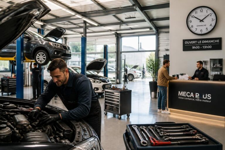 Garage auto ouvert le dimanche : comment trouver un service de qualité