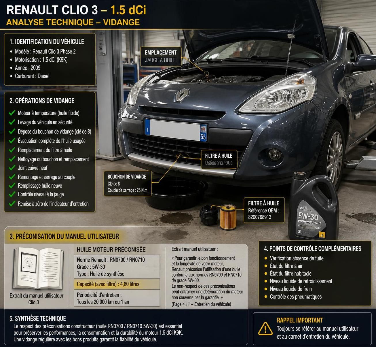 découvrez la signification du voyant vidange sur votre clio 3 et apprenez comment le réinitialiser facilement pour assurer le bon entretien de votre véhicule.