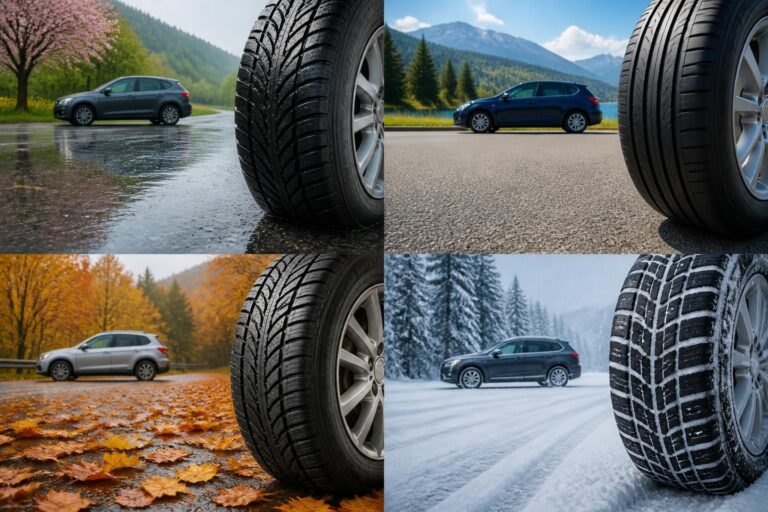 Quel est le meilleur type de pneu voiture pour chaque saison