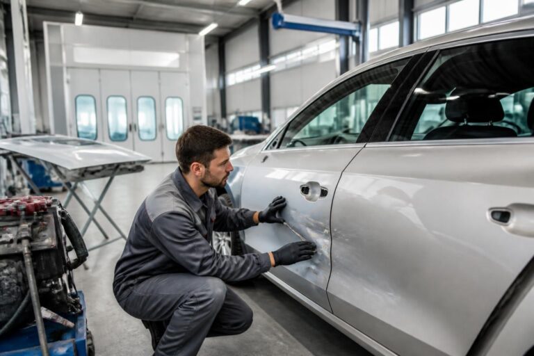 Quel est le prix de la réparation d’une portière de voiture en carrosserie ?