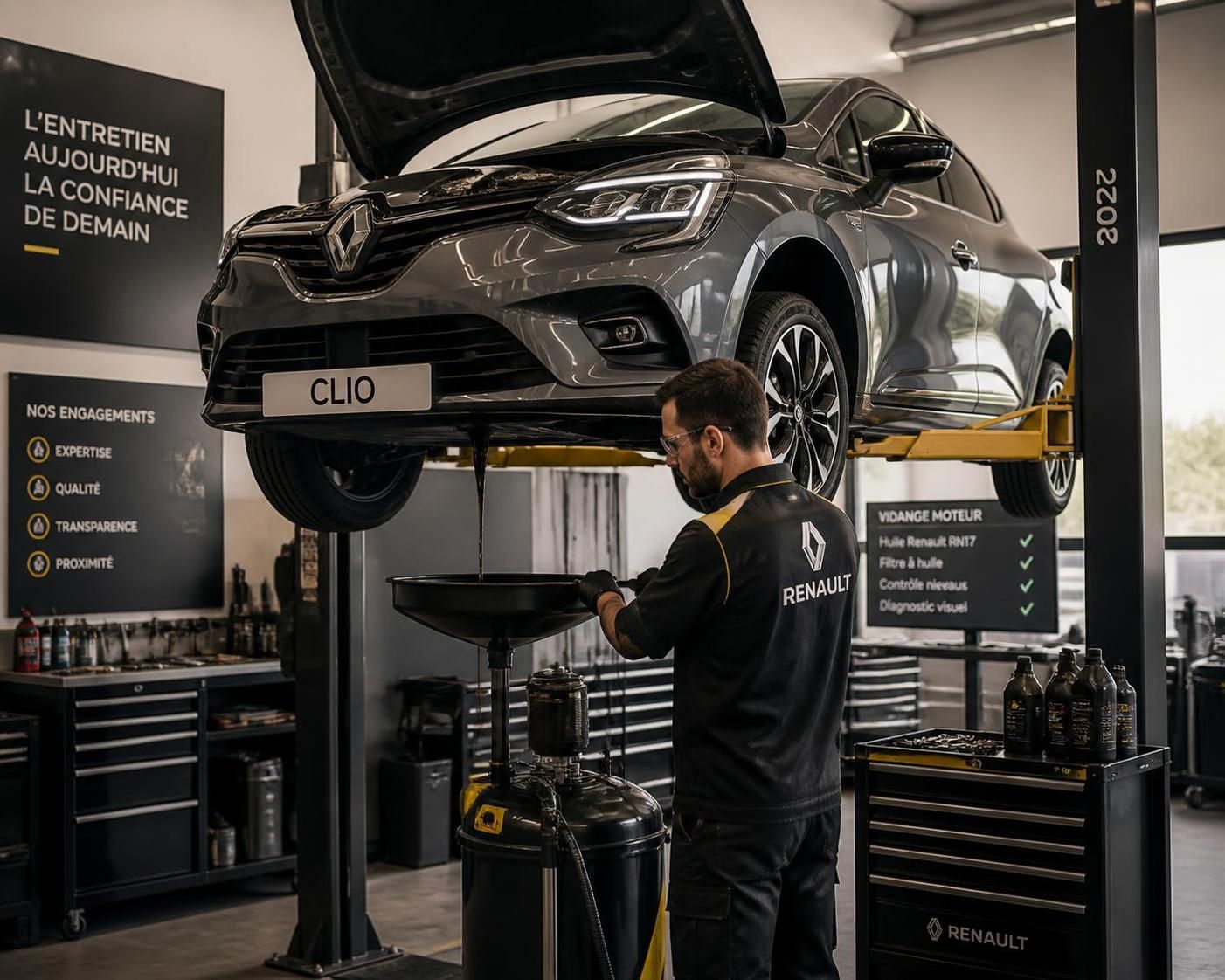 découvrez le prix estimé d'une vidange pour une renault clio 4 en 2026, incluant les coûts des pièces et de la main-d'œuvre pour un entretien optimal.