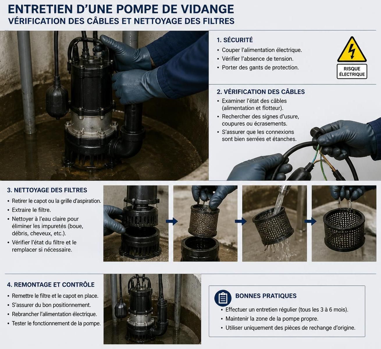 découvrez comment choisir une pompe de vidange efficace pour votre maison afin d'assurer un drainage optimal et prévenir les inondations.