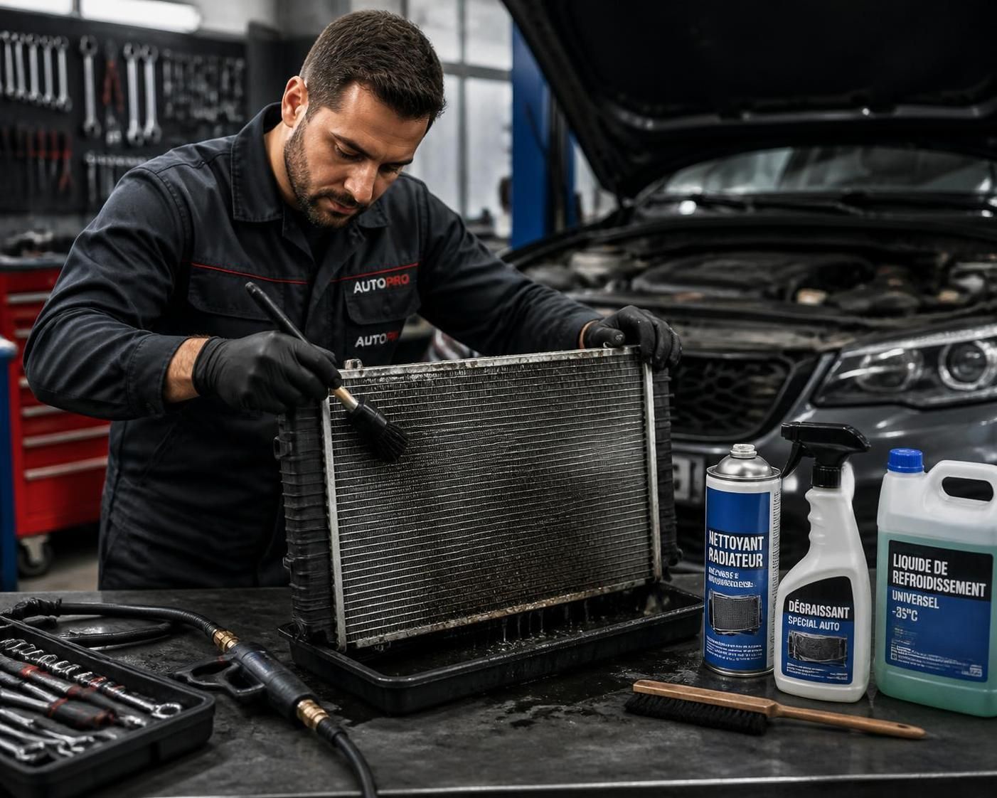 découvrez comment nettoyer facilement et efficacement le radiateur de votre voiture pour prévenir la surchauffe et assurer un fonctionnement optimal du moteur.