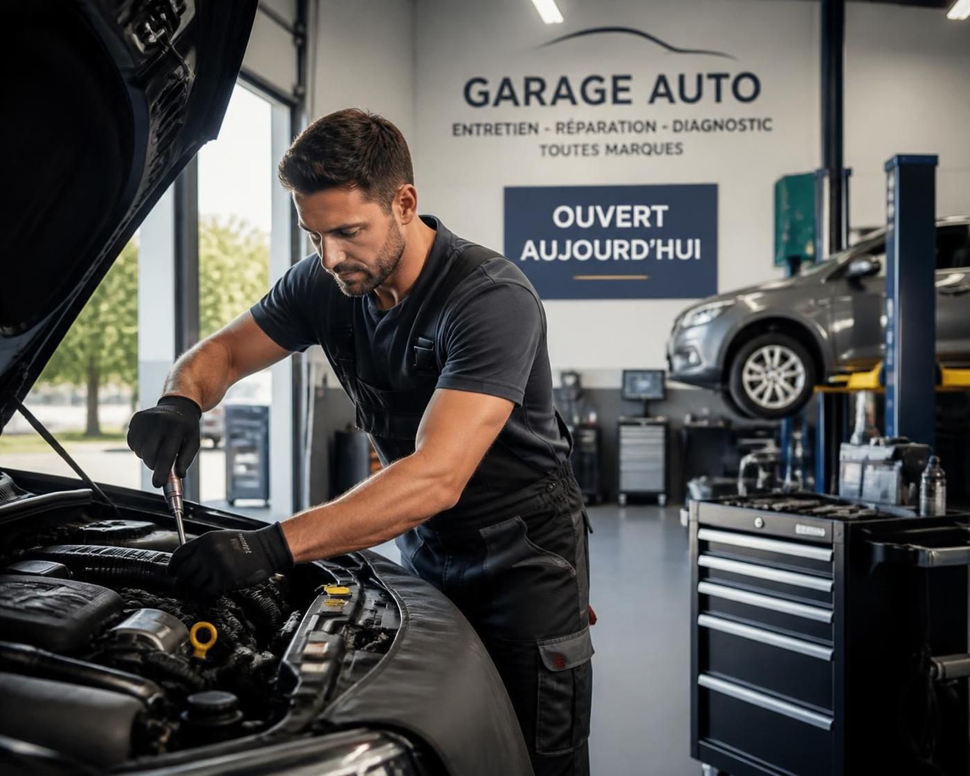 découvrez comment trouver un garage auto ouvert aujourd'hui offrant un service rapide et fiable pour l'entretien et la réparation de votre véhicule.