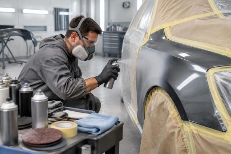 découvrez comment réussir une peinture de voiture en bombe étape par étape : préparation, application et finitions pour un résultat propre et durable.