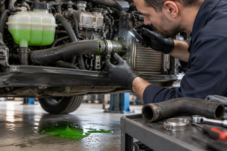 Fuite de liquide de refroidissement : causes, signes et solutions