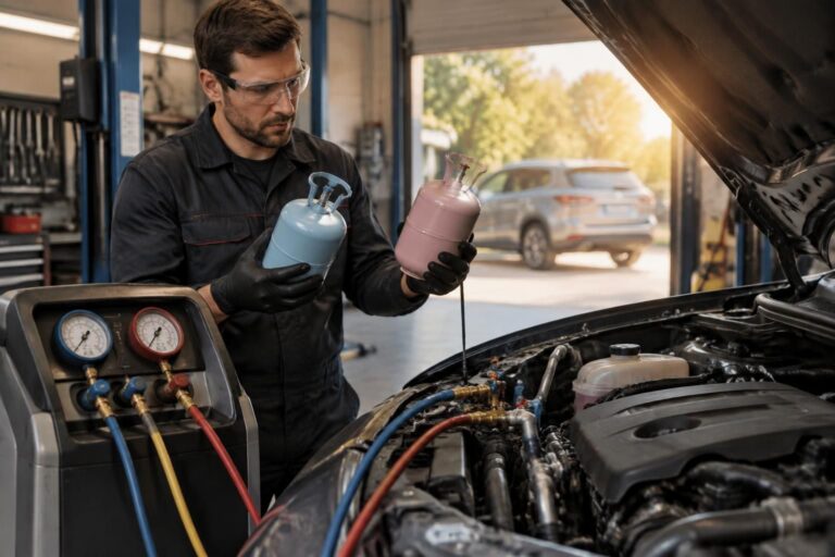 découvrez quel gaz de climatisation choisir selon votre voiture, comment vérifier sa compatibilité et quand faire recharger votre système.